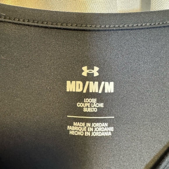 Under Armour Black and Red Maryland Terrapins‎ Long Sleeve Tee size Medium NWT - Picture 3 of 6